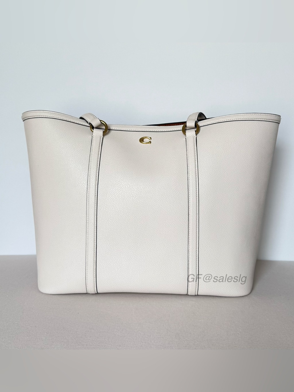 Nwt Coach Legacy Tote Cu056 Chalk Fits 15" Laptop Work School Bag